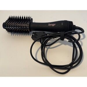 L'ange Hair Le Volume 2-in-1 Lange Women's Brush Dryer - Black & Gold - 75MM